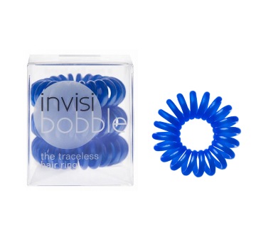 Invisibobble Navy Blue - modrá (3ks) gumička na vlasy - modrá