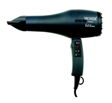 MOSER Edition H10 - černý profesionální kadeřnický fén na vlasy s výkonem až 1900 W