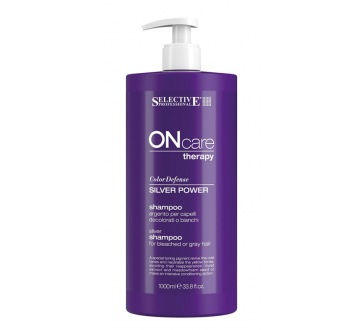 SILVER POWER SHAMPOO (1000ml) stříbrný šampón pro odbarvené nebo šedivé vlasy