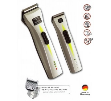 WAHL Super Cordless 1872 + Super Trimmer 1592 SET - bílý set profesionální stříhacích strojků