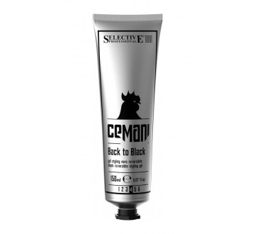 BACK TO BLACK (150ml) omývatelný černý krycí gel na vlasy