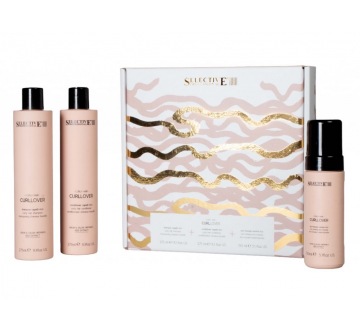 CURLLOVER KIT (šampon + kondicionér + pěna) set pro oživění a výživu kudrnatých vlasů
