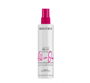 COLOR BLOCK ALL IN ONE (150ml) maska ve formě spreje pro víceúčelové ošetření barvených a odbarvených vlasů s 15 výhodami