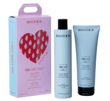 Dárková sada WE LOVE YOU DAILY (šampon + kondicionér) dárková sada pro suché vlasy