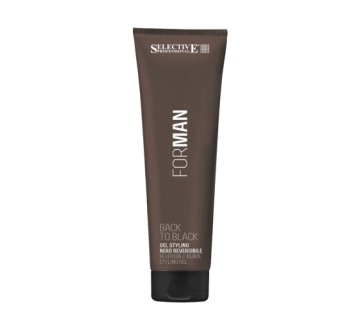 BACK TO BLACK (150ml) omývatelný černý krycí gel na vlasy